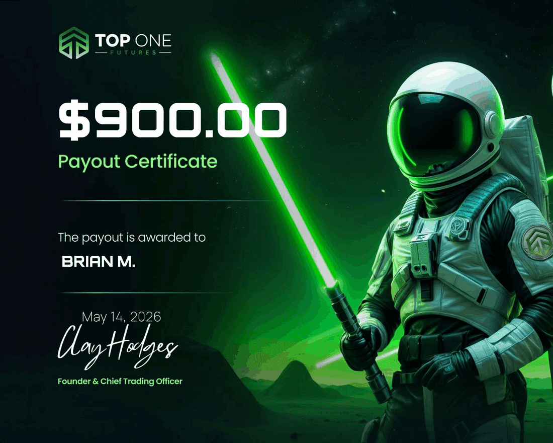 Brian M. — Top One Futures $900 payout
